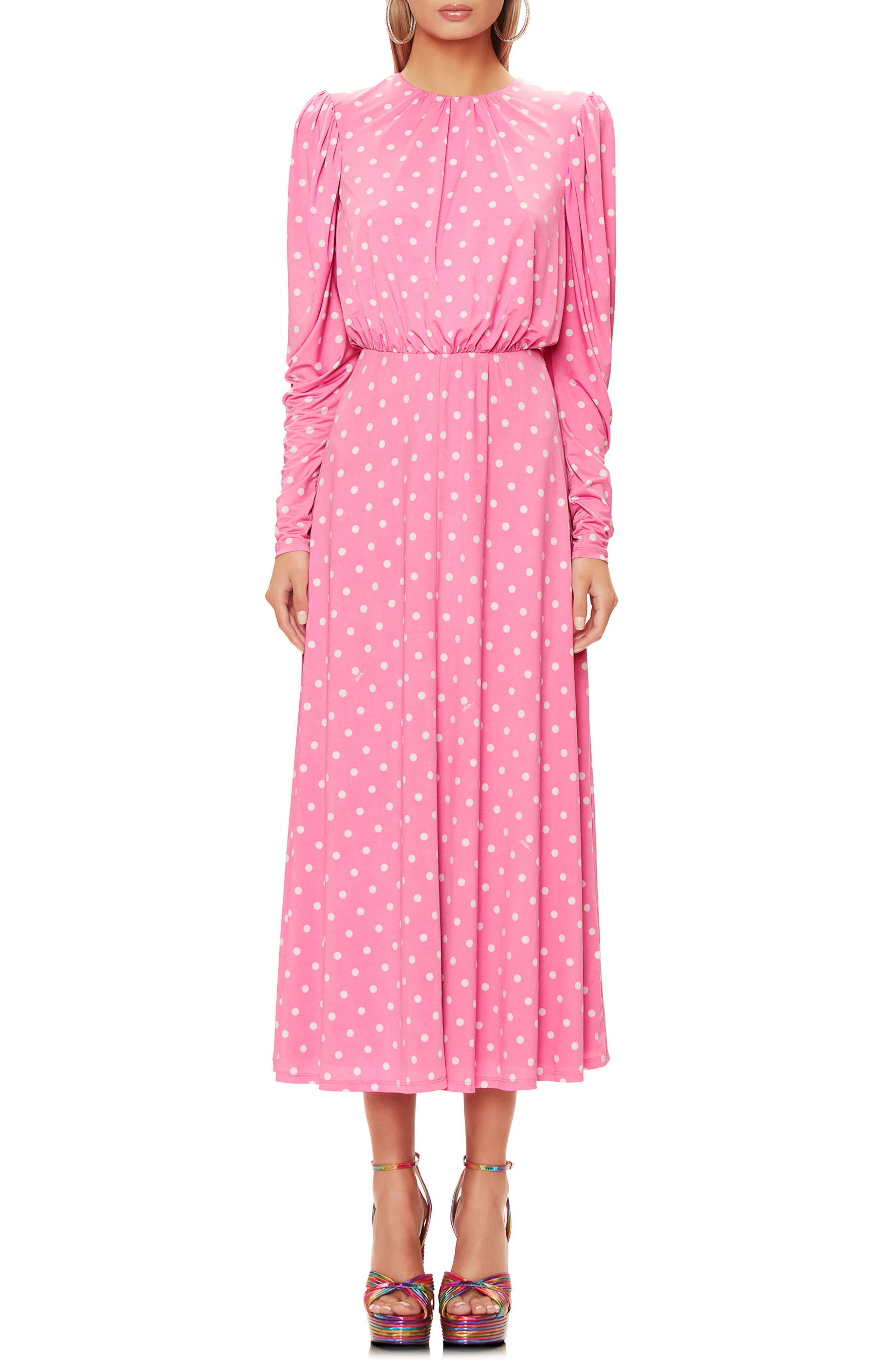 afrm pink dress