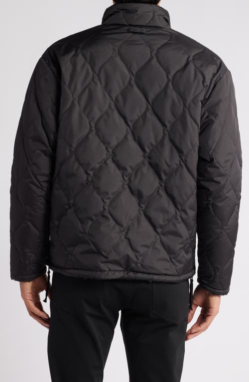 Shop Taion Quilted 800 Fill Power Down Jacket In Black/black