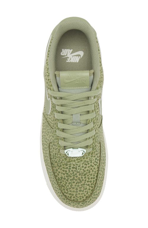 Shop Nike Air Force 1 Low Safari Basketball Sneaker In Sesame/oil Green/light Bone