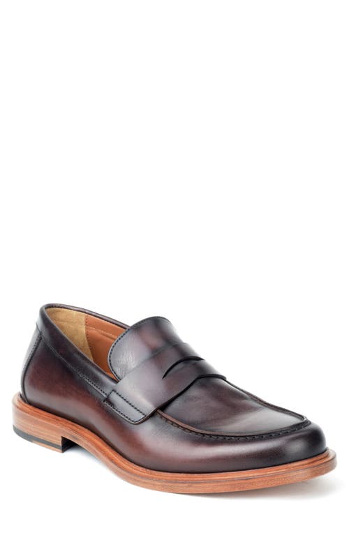 Warfield & Grand Preeminent Penny Loafer in Clove 