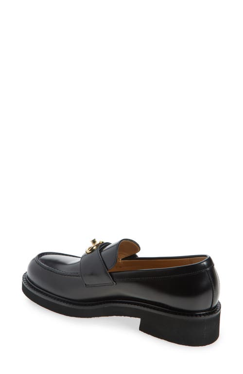 Shop Valentino Garavani Vlogo Locker Loafer In Nero