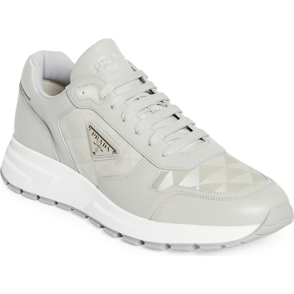 Prada Prax 01 Re-nylon Sneakers In Granito