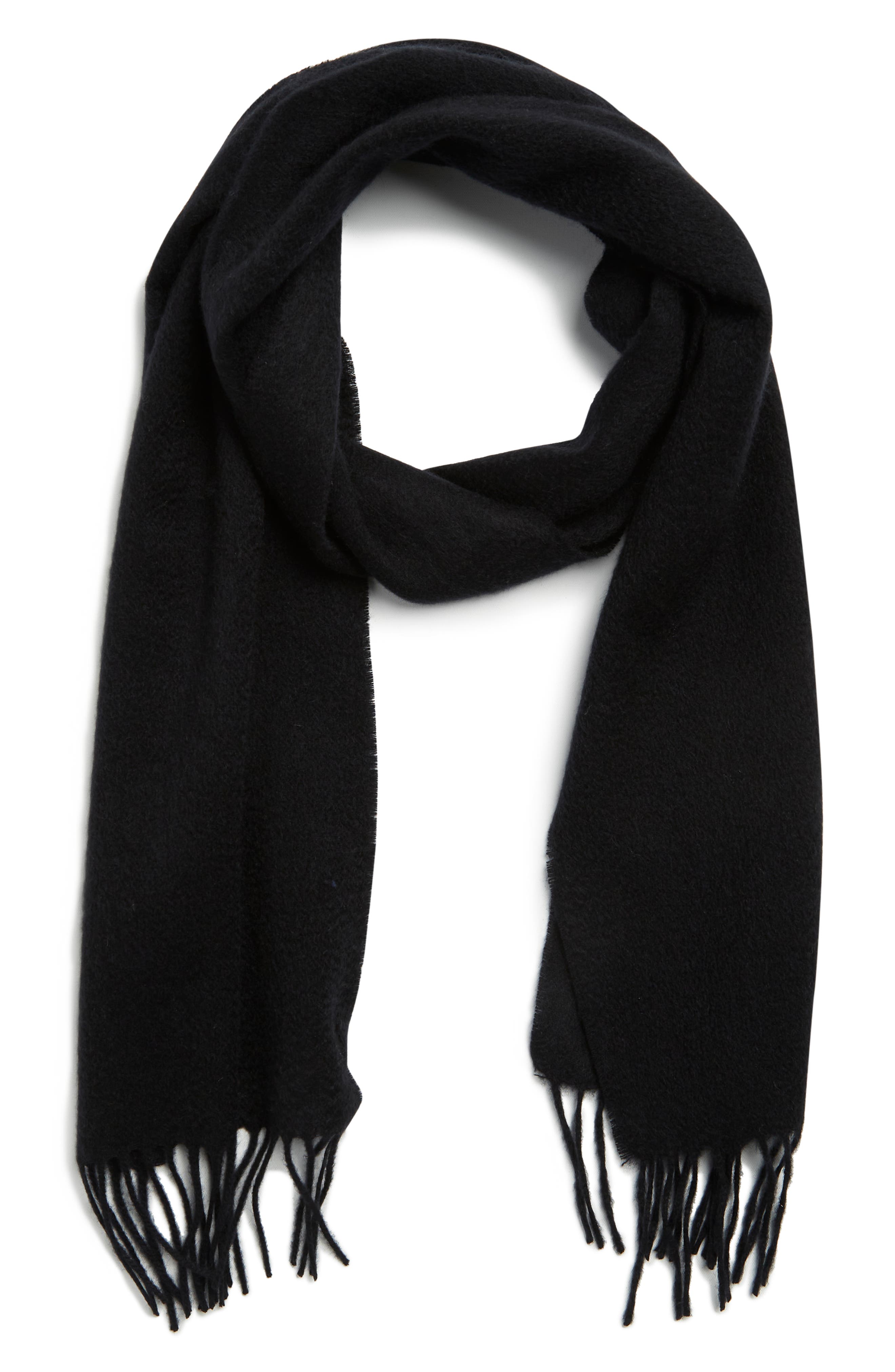 Save 58% Mens Accessories Scarves and mufflers DSquared² Black Wool Scarf With Logo for Men 