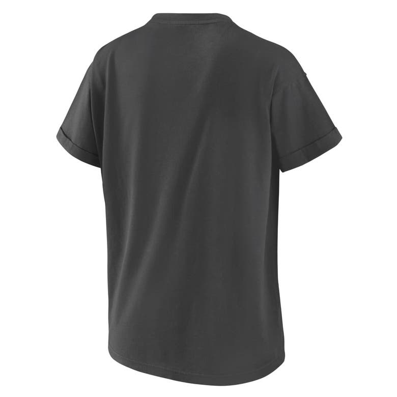 Shop Wear By Erin Andrews Charcoal Philadelphia Flyers 2024 Nhl Stadium Series Boyfriend T-shirt