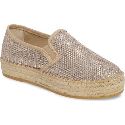 Toni Pons Fonda Platform Espadrille Sneaker - Metallic