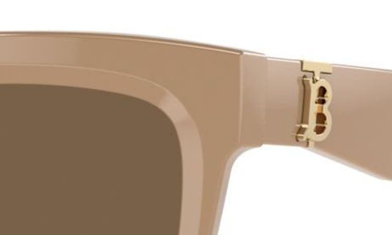 Shop Burberry 54mm Square Sunglasses In Beige