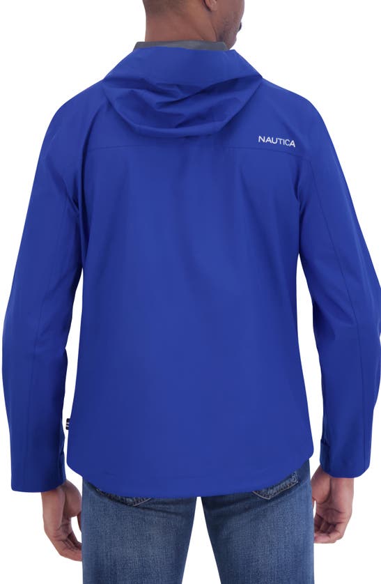 Shop Nautica Lightweight Water Resistant Jacket In Bright Cobalt