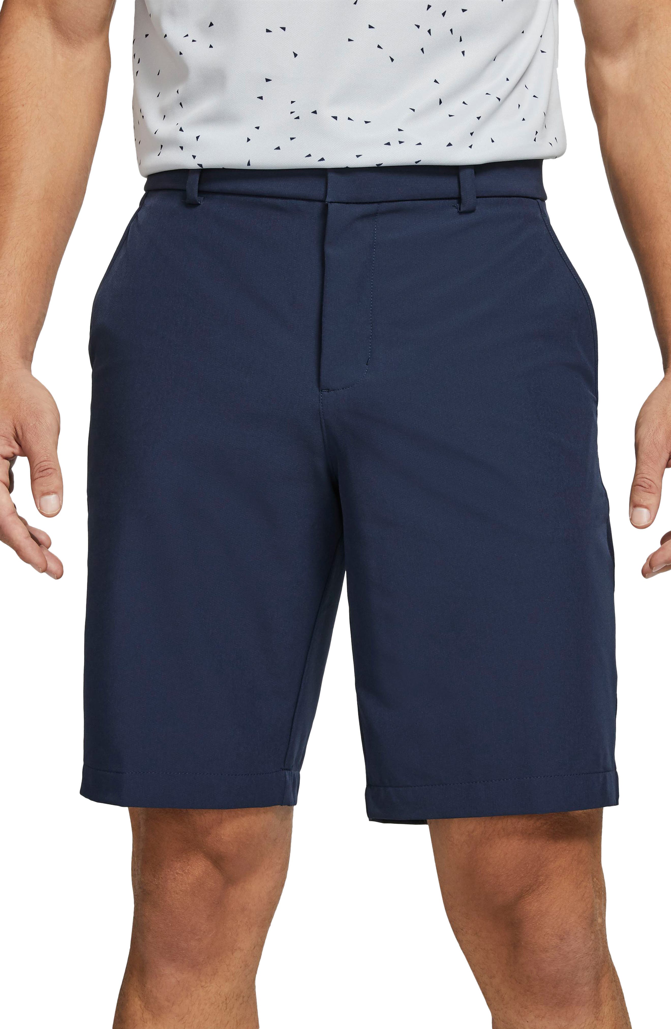 UPC 194501221726 product image for Nike Dri-FIT Flat Front Golf Shorts in Obsidian/Obsidian at Nordstrom, Size 42 | upcitemdb.com