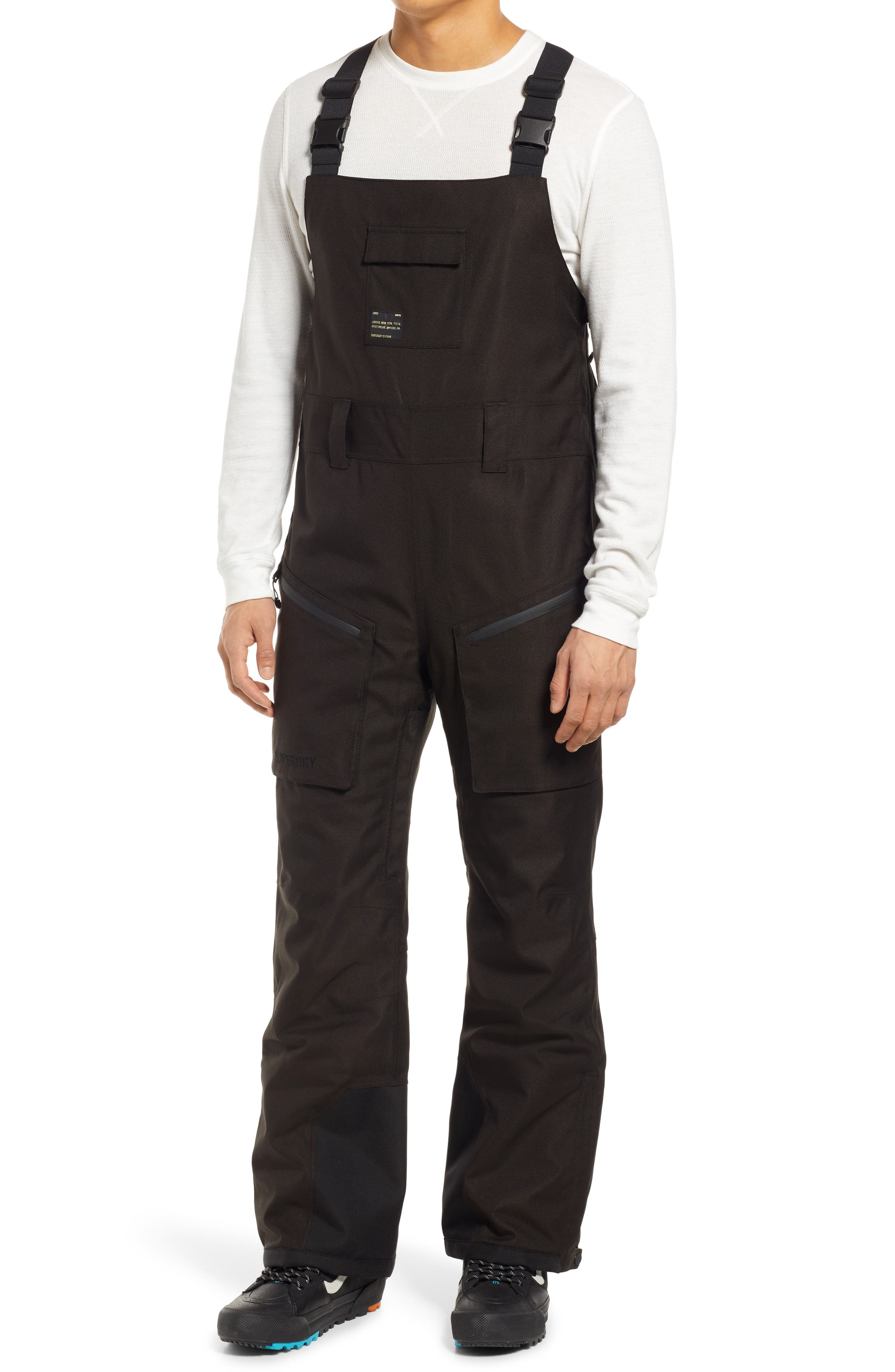 black bib snow pants