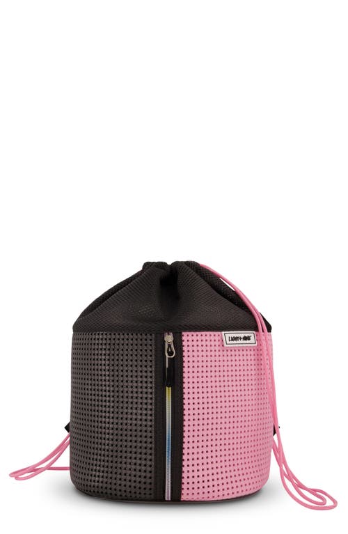 Light+Nine Kids' Rainbow Sophy Drawstring Bag in Pink