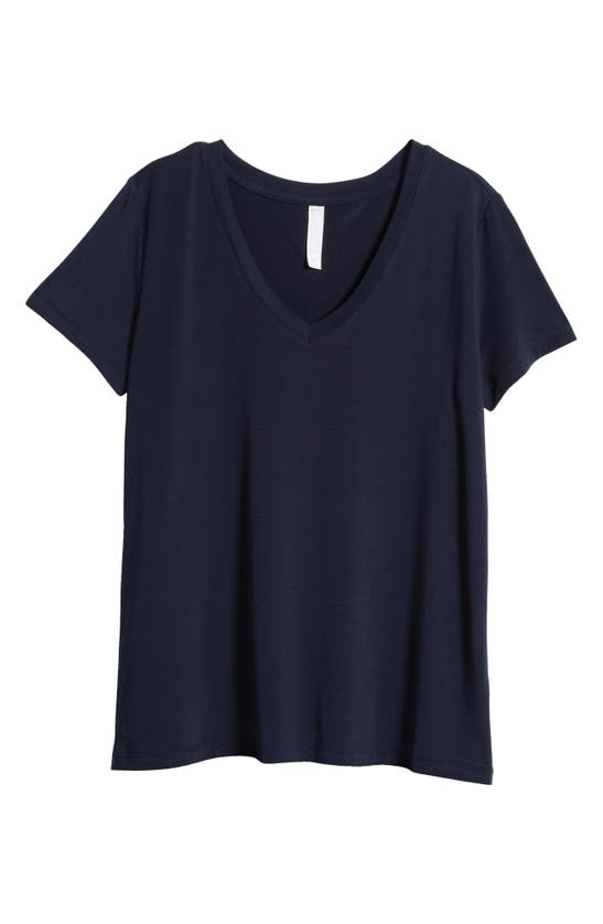 Zella Breathe Active Tee In Navy Sapphire