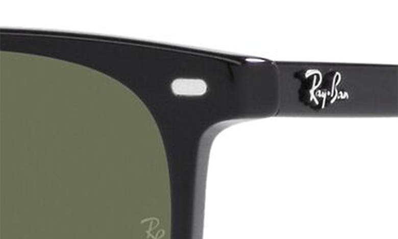 Ray Ban Ray-ban 52mm Square Sunglasses In Shiny Black