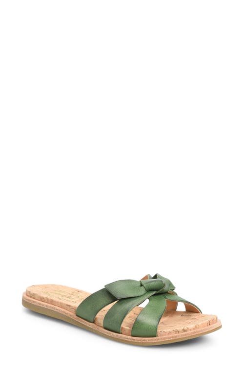 Kork-Ease Brigit Slide Sandal in Green F/G at Nordstrom, Size 6