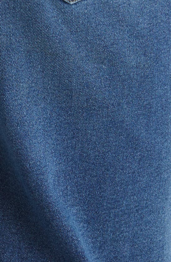 Good American Good Waist High Waist Crop Palazzo Jeans In Indigo394