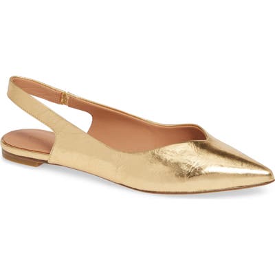Sigerson Morrison Slingback Flat - Metallic