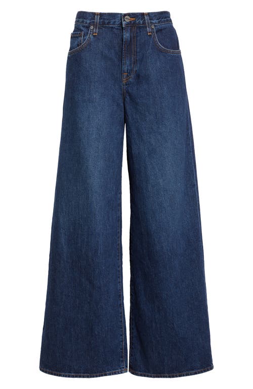 Twp Tiny Dancer High Waist Wide Leg Jeans In Dark Wash