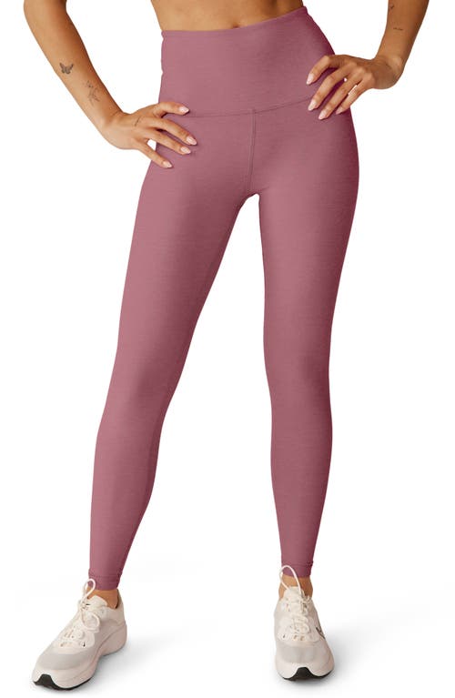 Beyond Yoga Spacedye High Waist Midi Legging In Orchid Blossom In Neutral