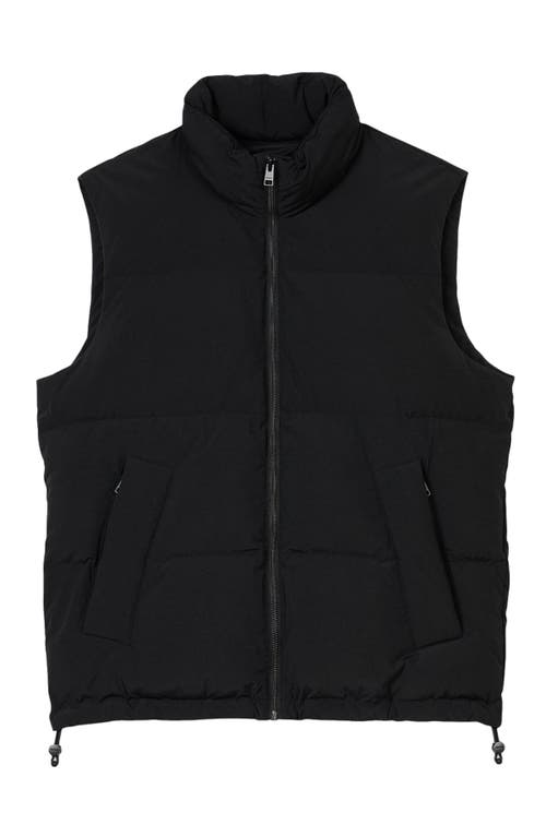 Shop Sandro Sleeveless Down Jacket In Black