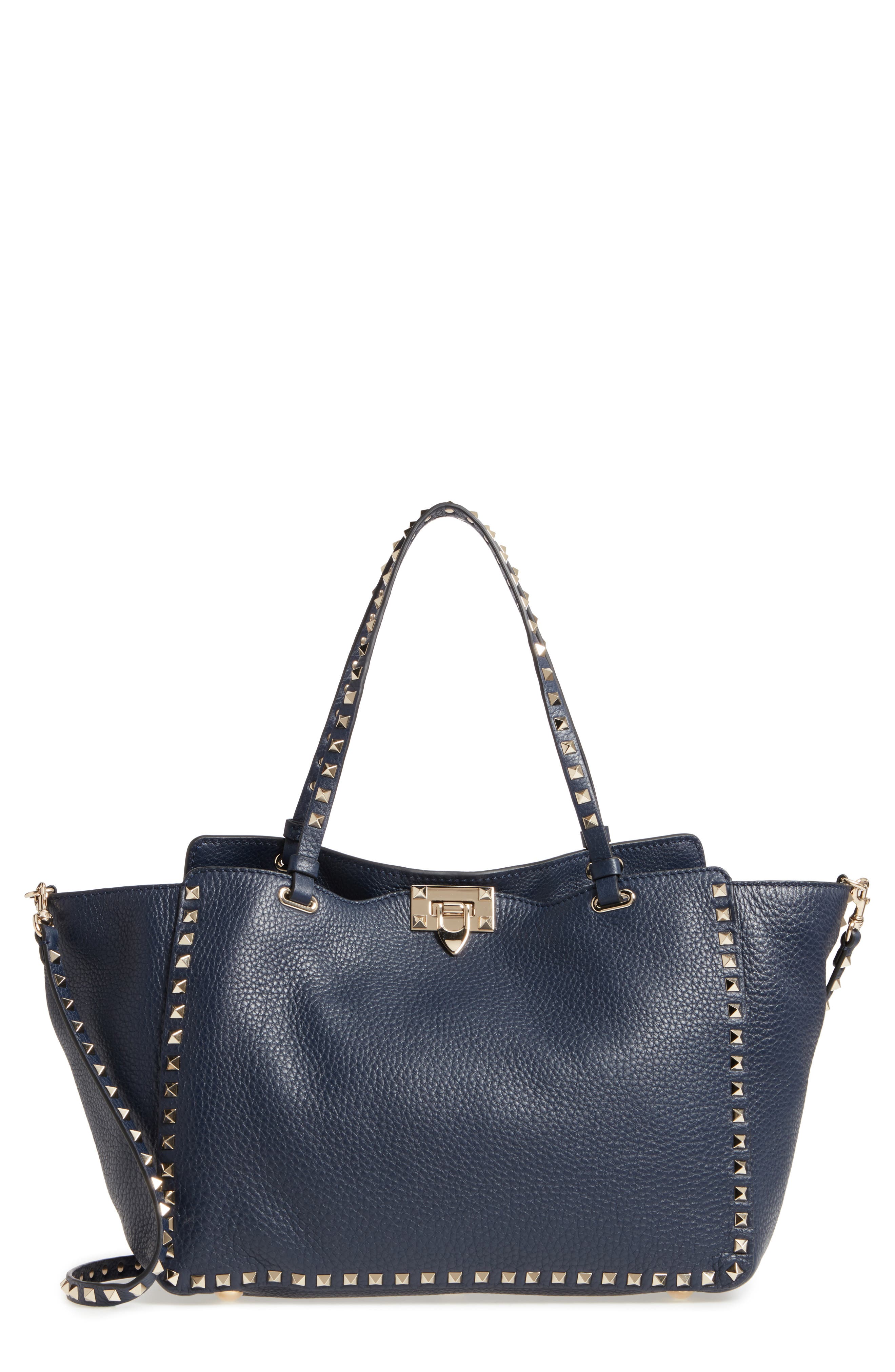 VALENTINO GARAVANI Medium Rockstud Leather Tote Nordstrom