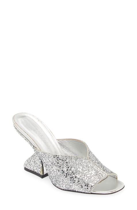 Sansu Glitter F-Heel Sandal (Women)