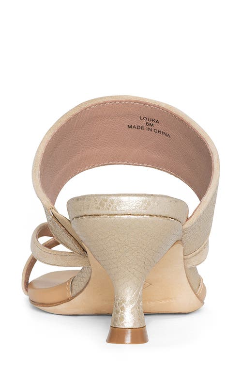 Donald Pliner Louka Sandal In Sand/plati