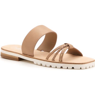 Botkier Moira Slide Sandal, Beige