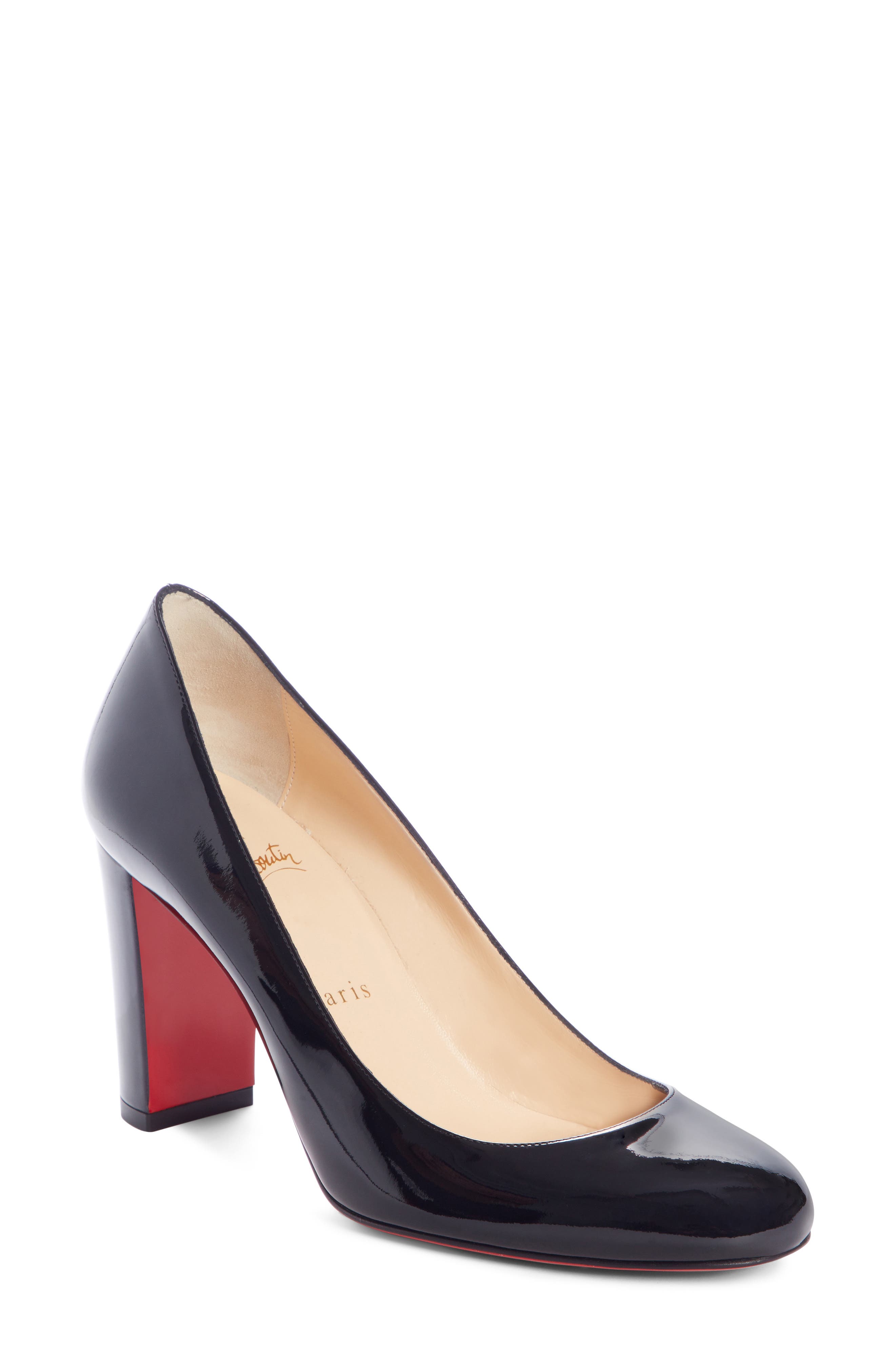 Christian Louboutin Lady Gena Round Toe Pump - Black