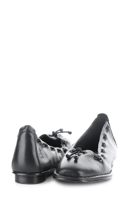 Shop Fly London Bapi Ballet Flat In Black Velvet
