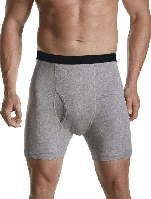 Harbor Bay 3-pk Boxer Briefs In Grey
