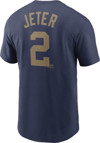 Men's New York Yankees Derek Jeter Nike Navy 2020 MLB Hall of Fame Inductee  Performance Pullover Hoodie