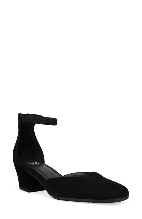 Eileen Fisher Veery Ankle Strap Pump Black at Nordstrom,