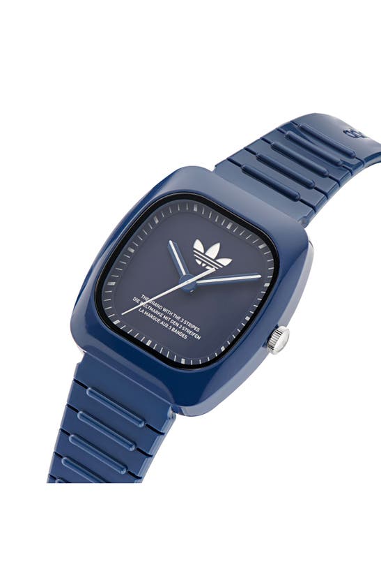 Shop Adidas Originals Ao Bracelet Watch In Blue