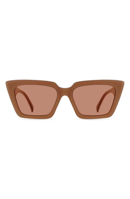 Keera 54mm Polarized Cat Eye Sunglasses in Henna/Spritz