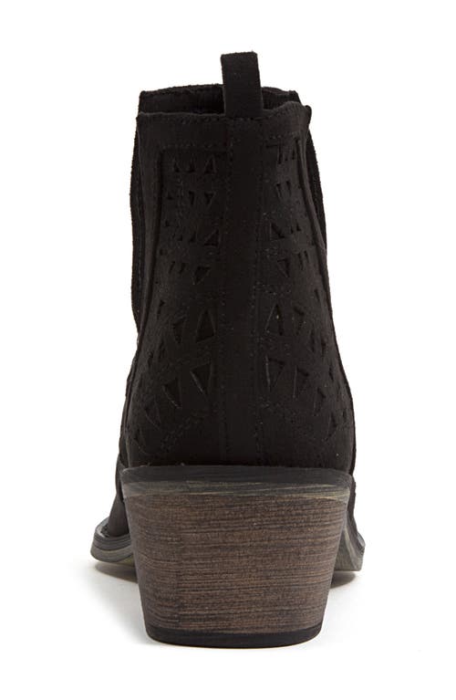Ninety Union Chicago Perforated Ankle Boot In Black