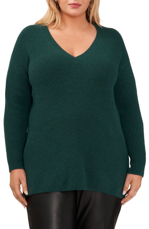 halogen(r) Relaxed Fit Rib Stitch Sweater in June Bug