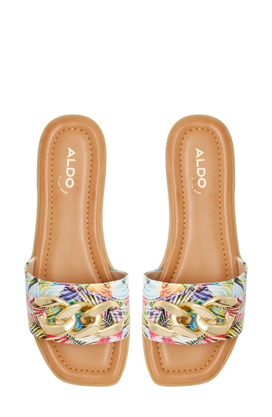 Shop Aldo Ezie Slide Sandal In Bright Multi