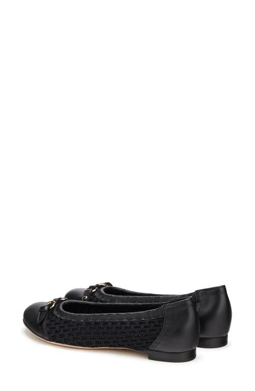 Shop Agl Attilio Giusti Leombruni Agl Monia Cap Toe Ballet Flat In Nero