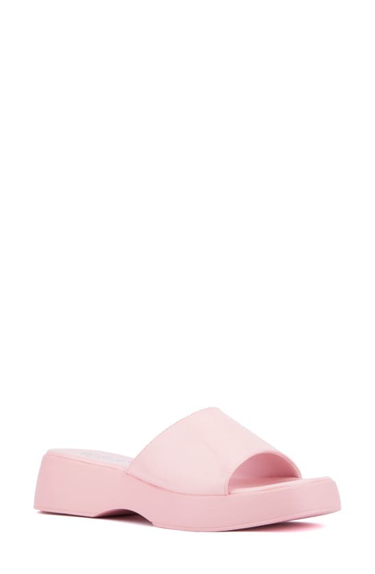 Shop Olivia Miller Ambition Slide Sandal In Pink