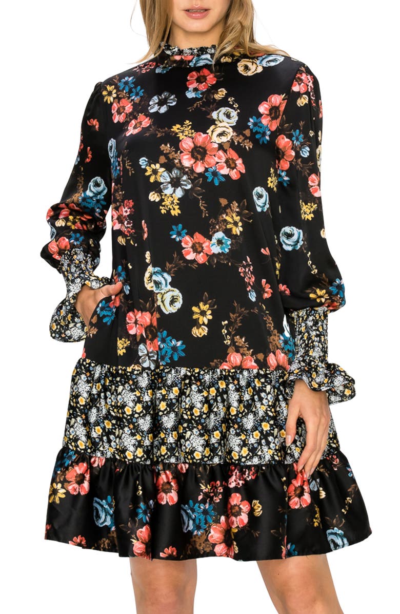 Nordstrom: Mock Neck Long Sleeve Mini Dress $32.97