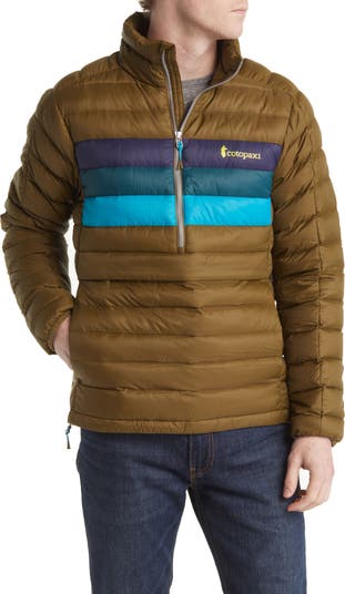 Half zip clearance down jacket