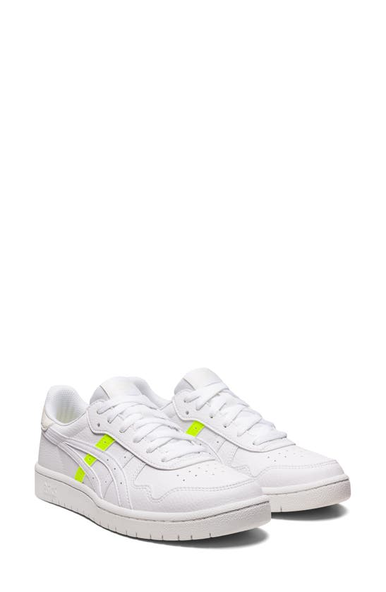 Asics Japan S Sneaker In White/ Safety Yellow