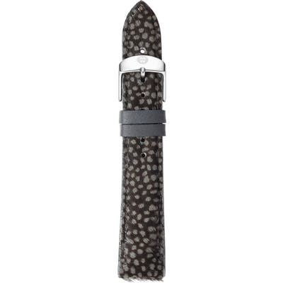 Michele 1m Genuine Calf Hair Watch Strap