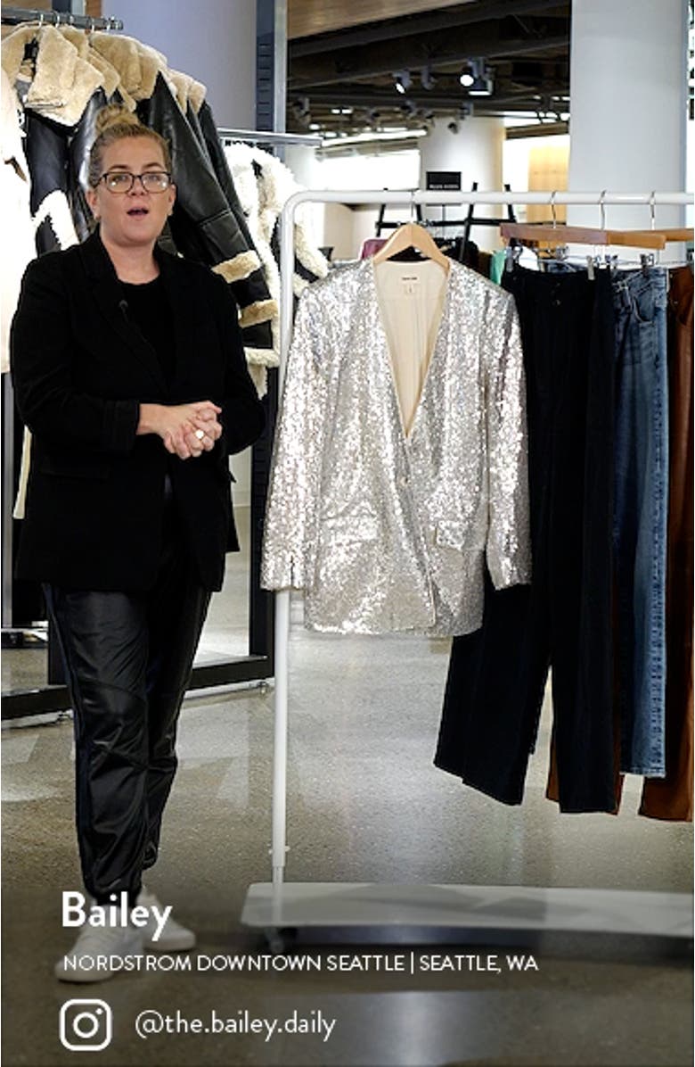 Open Edit Sequin Blazer Nordstrom