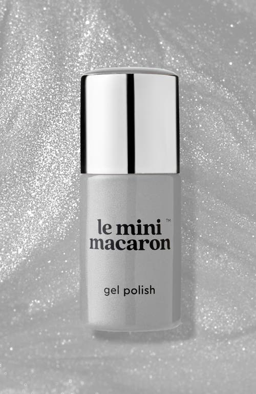 Le Mini Macaron Gel Nail Polish In Silver Glow
