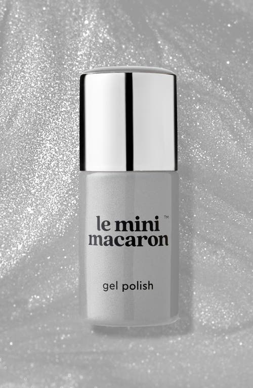 Shop Le Mini Macaron Gel Nail Polish In Silver Glow