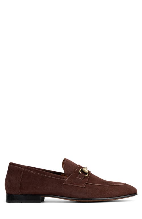 Donald Pliner Bit Loafer In Chocolate