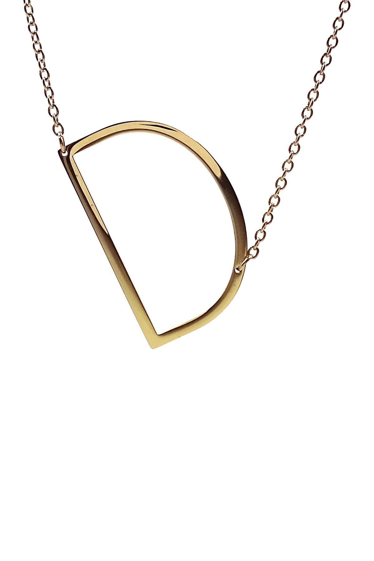 xl initial pendant necklace