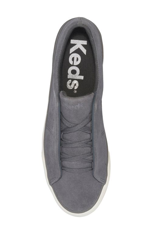 Shop Keds ® Remi Platform Sneaker In Dark Grey Suede