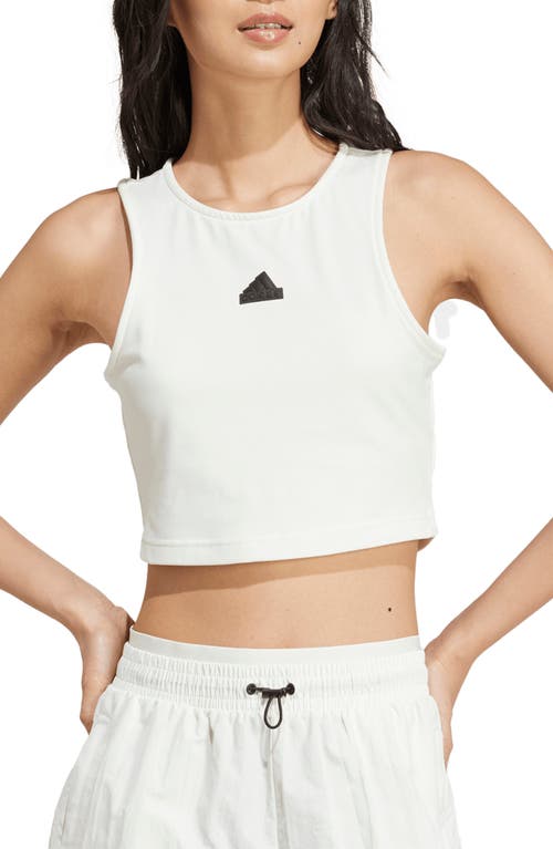 Shop Adidas Originals Adidas City Escape Training Crop Tank In Off White