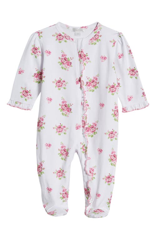 Kissy Kissy Pima Cotton Footie in Pink at Nordstrom, Size 9M